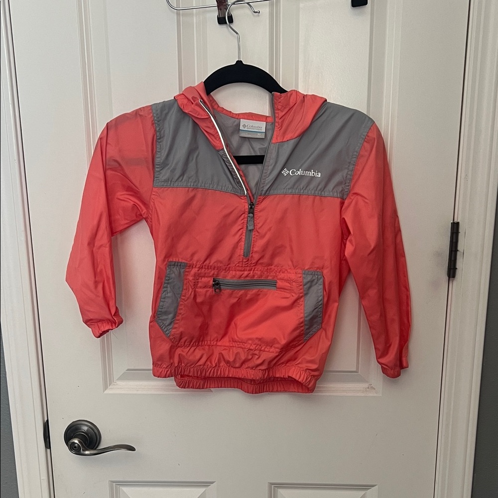 Columbia Pink and Gray Hooded Jacket